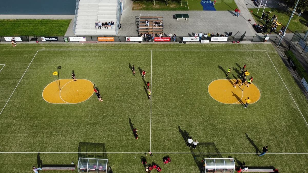 Sfeerbeeld bij Korfbalclub Antilopen
